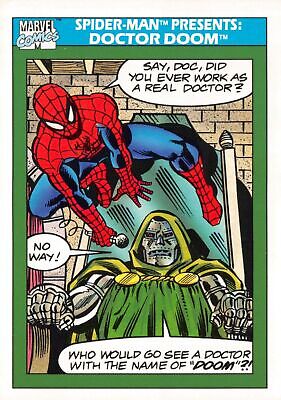 DOCTOR DOOM / 1990 Marvel Universe Series 1 (Impel) BASE Trading Card #150