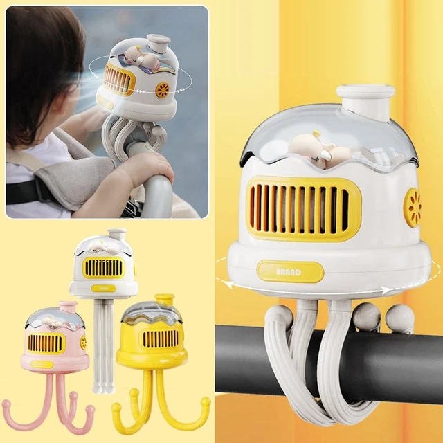 Portable Ventilateur de poussette Mini ventilateur Ventilateur à main