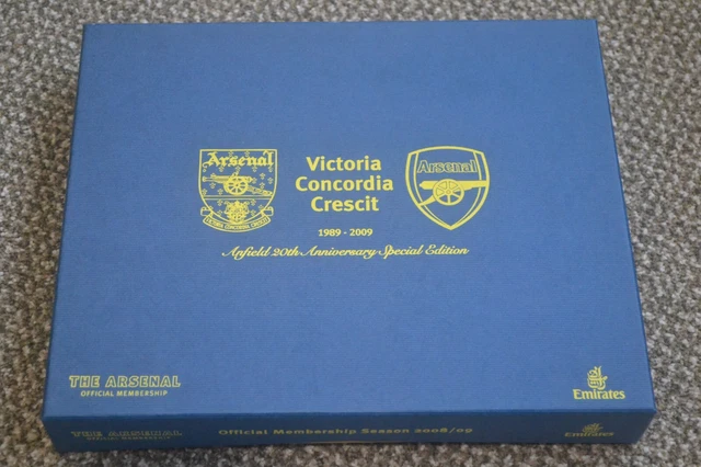 The Arsenal Membership Pack 2008/09 Anfield 1989-2009 20th Anniversary Groves