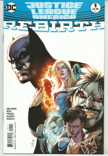 Justice League Of America #1 (Rebirth) : April 2017 : DC Comics