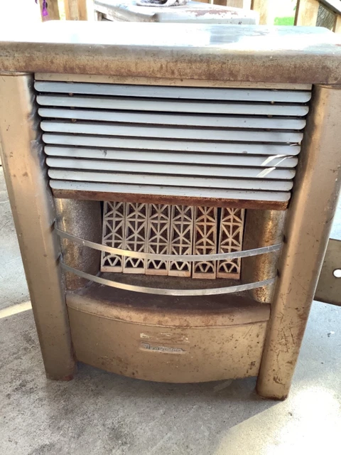 Vintage Dearborn Room space Heater 35,000 BTU Natural Gas with grates Vintage Dearborn Room space Heater 35,000 BTU Natural Gas with grates