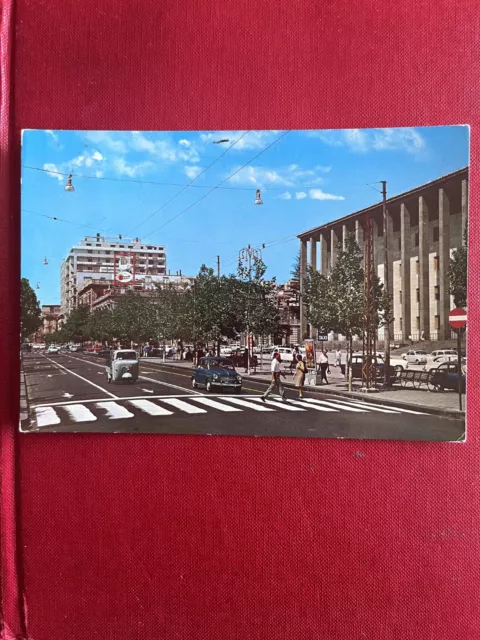 Cartolina  Catania - Piazza G. Verga-Viale Xx Settembre - Viaggiata 1970