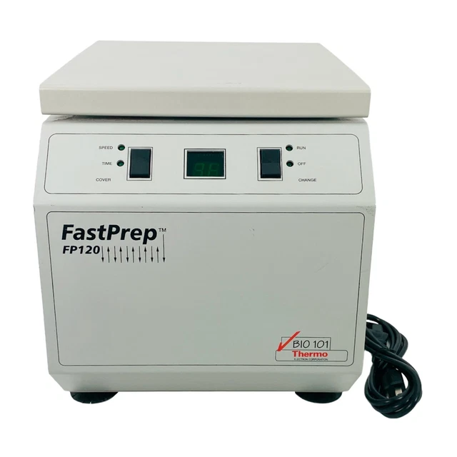 Thermo FastPrep FP120 FP120A-115 BIO 101 Cell Disrupter Homogenizer