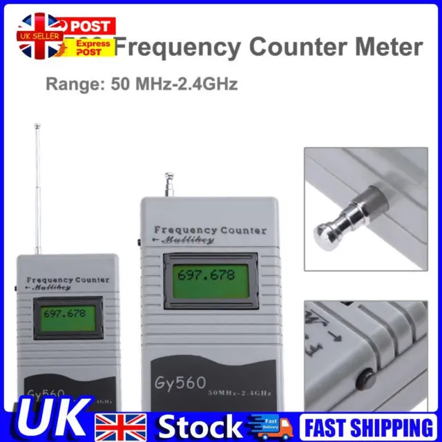 GY560 Frequency Counter Meter for 2-Way Radio Transceiver Portable UK
