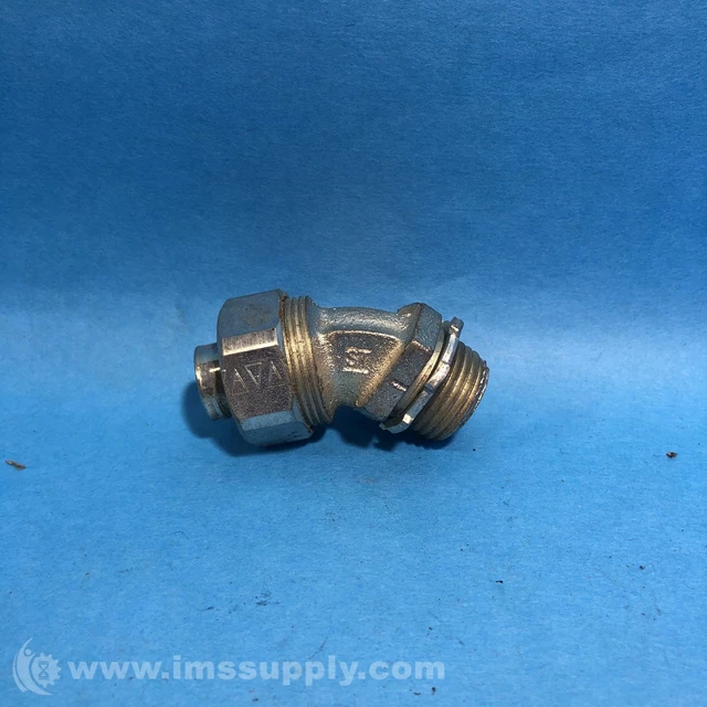 Liquid tight Flexible Metal Conduit Connector 90-Degree USIP