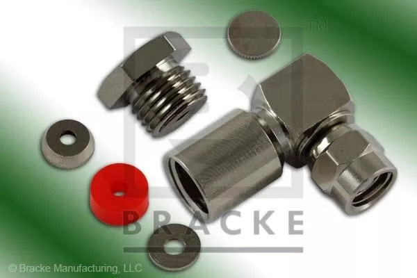 SMC Plug Right Angle Connector Clamp RG178, RG196 BM60365