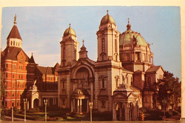 New York NY Buffalo National Shrine Our Lady Victory Postcard Old Vintage Card