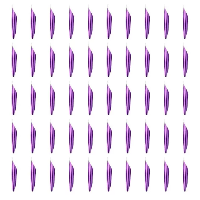 Lightweight and Durable Design Pack of 50 Spiral Feather Vanes for Arrows