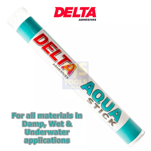 Delta D305 epoxy putty aqua repair stick for wet, damp & underwater