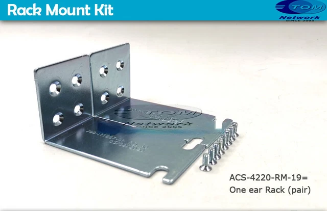 A Pair of ACS-4220-RM-19= Single bracket for Cisco ISR4221/K9