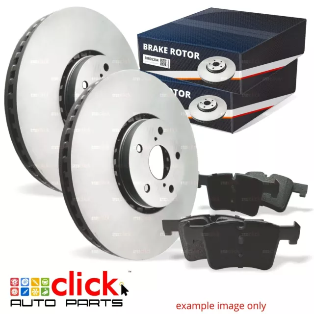 FRONT Disc Rotors and Brake Pad SET for Ford MONDEO 1.8 2.0 1995-01