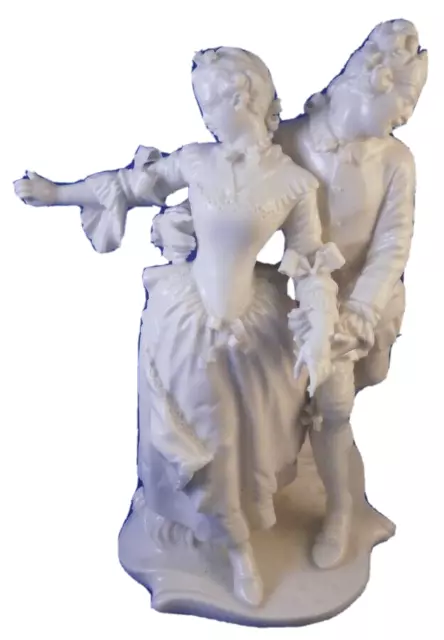 Antike Nymphenburg Porzellan Paar Dancing Figure Figur Porzellan Figur