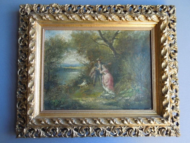 Grand Tableau Abstrait Moderne Jaune Blanc Avec Feuilles D'Or - Peinture à L'Huile Sur Toile 85x125cm Avec Cadre Prêt à Accrocher
