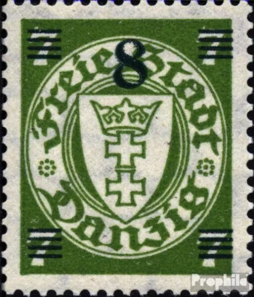 Danzig B241 postfrisch 1934 Aushilfsausgabe