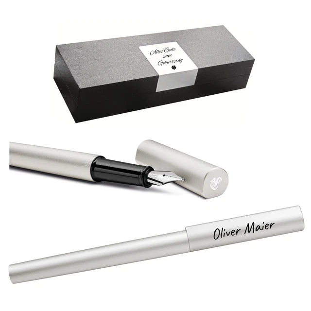 Stylo à Bille Pelikan Jazz Classic K35 Noir Rechargeable Avec Gravure Cadeau - Neuf