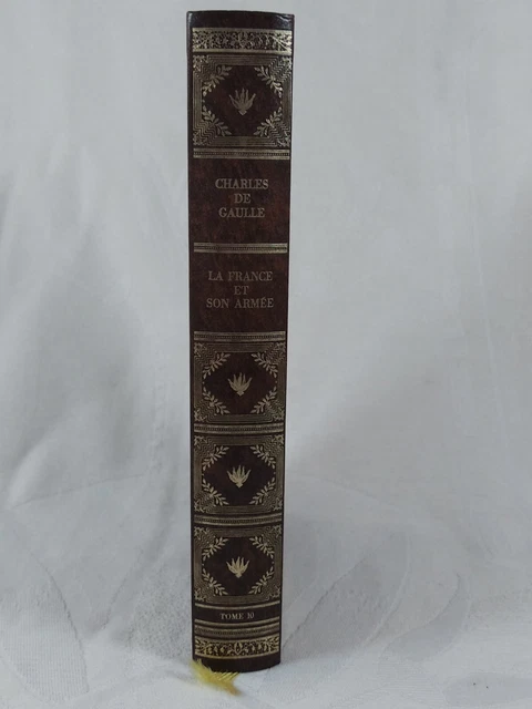 Livre Charles De Gaulle – Film D'une Vie – Édition Reliée Cuir – 1972