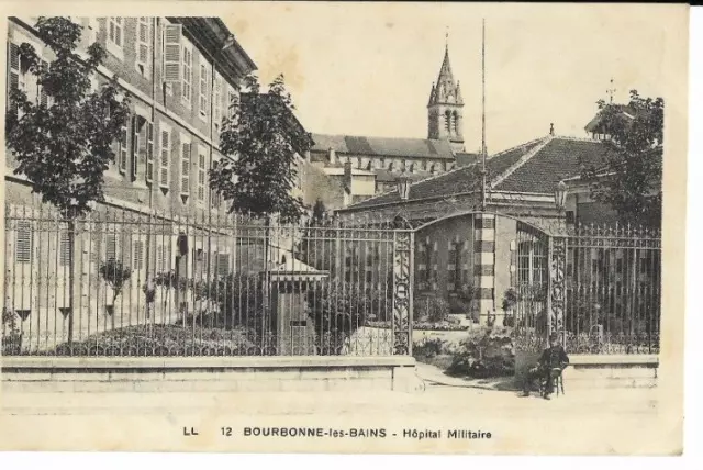 Cpa 52 Bourbonne-Les-Bains Hopital Militaire