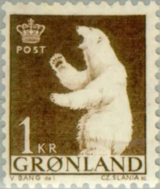Greenland #Mi58 MNH 1963 Polar Bear [62]