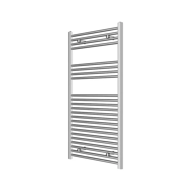 GOODHOME SOLNA CHROME effect Vertical Flat Towel Radiator W 400mm x H 700mm 57.99 PicClick UK
