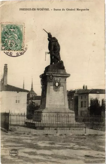 CPA Fresnes en Woevre-Statue du Générl Margueritte (232371)