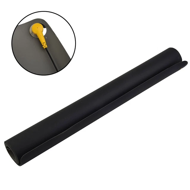 700*500mm ESD Grounding Mat Anti-Static Kit Desktop Table 27.6" x 19.7" Durable