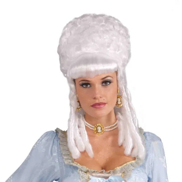 Marie Antoinette Wig Renaissance Victorian Versailles Queen White Womens Adult