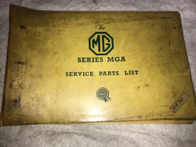 MG series 1500 MGA service Parts list AKD1055 Original Repair Manual