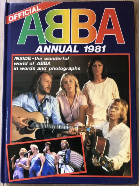 ABBA ANNUAL 1981 - FREE POSTAGE!! GREAT RARE PICTURES!! Excellent Condition !!