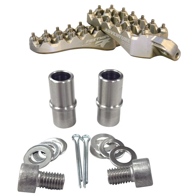 Fastway Adventure Motorcycle Foot Pegs Kit For Honda CR250R 1995-1999