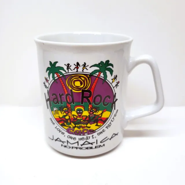 Hard Rock Cafe Jamaica Mug Souvenir Coffee Cup No Problem One Love Heart Party