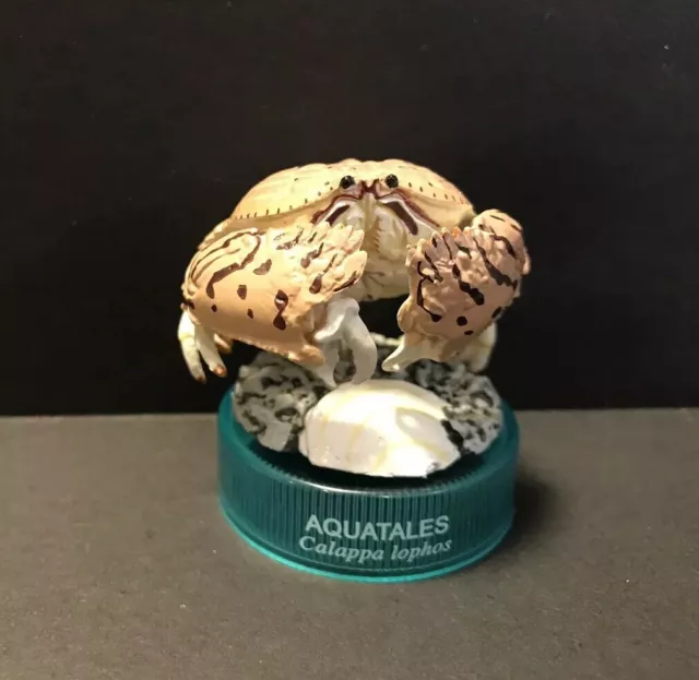 Kaiyodo Aquatales Ocean Box Crab Figure w/ Bottle Cap Base