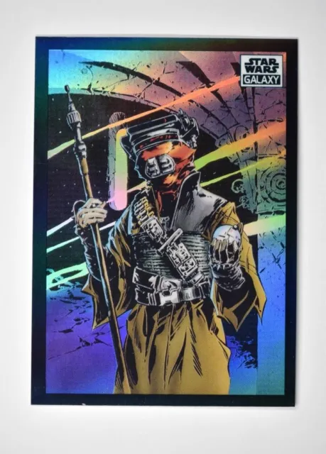 2022 Chrome Star Wars Galaxy Base Refractor #30 Boushh Disguise