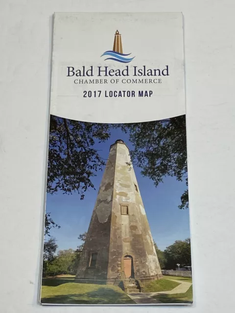 Bald Head Island Chamber of Commerce 2017 Locator Map Lighthouse North Carolina