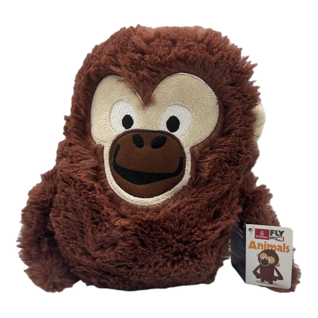 Fly With Me Animals Adventure Emirates Airline Enrico the Monkey & Blanket NWT