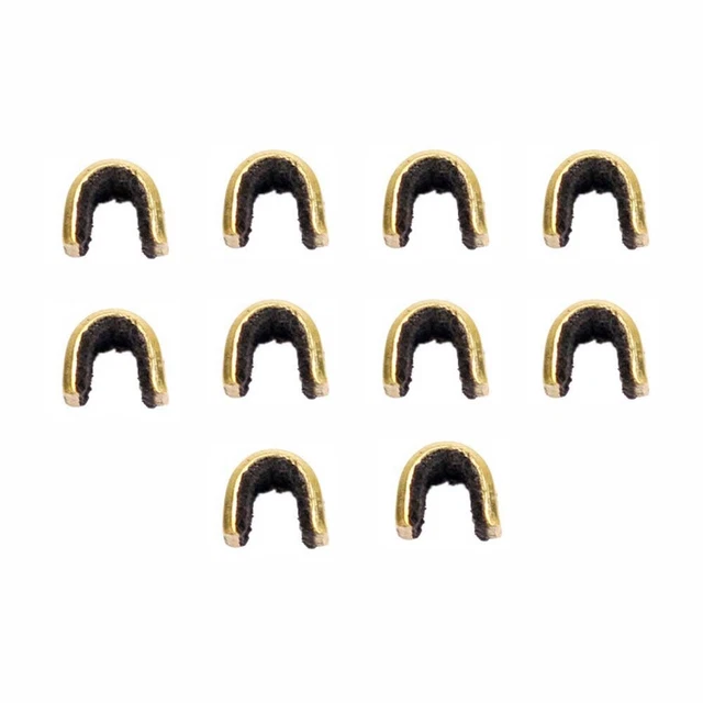 5 Sets of Brass Nock Nocking Points for Archery Strings Small and Medium Sizes