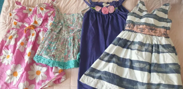 🪡 4-5 Years Girl Summer Dress sleeveless Bundle Mix Brands