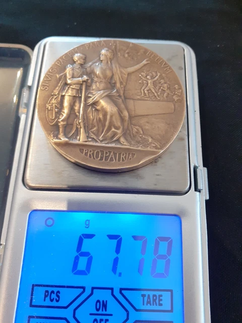 Médaille Entraînement Physique Préparation Militaire Signée Grandhomme