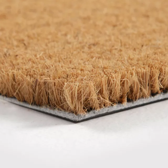 Coir Matting Cut to Size Outdoor Front Door Mat Natural Coconut Entrance Welcome