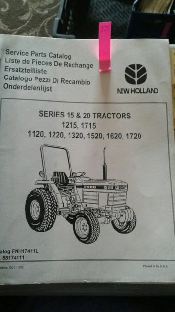 Ford Tractor Shop Manual – Diesel Models 1120, 1220, 1320, 1520, 1720, 1920, 2120