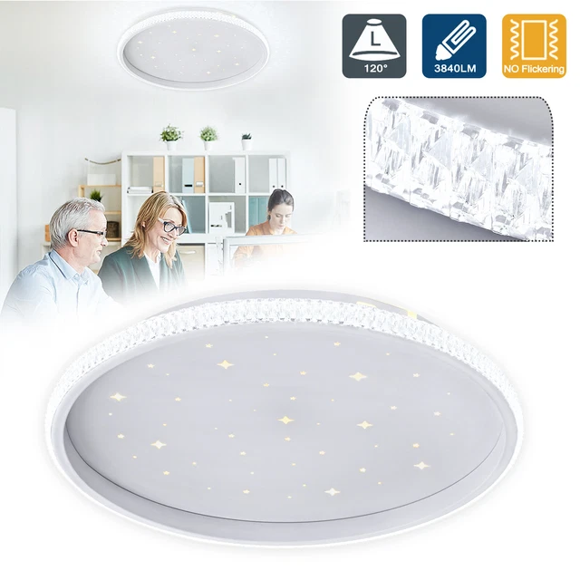 48W LED Deckenlampe Deckenleuchte Küchelampe Wohnzimmer Design Leuchte Ultraslim