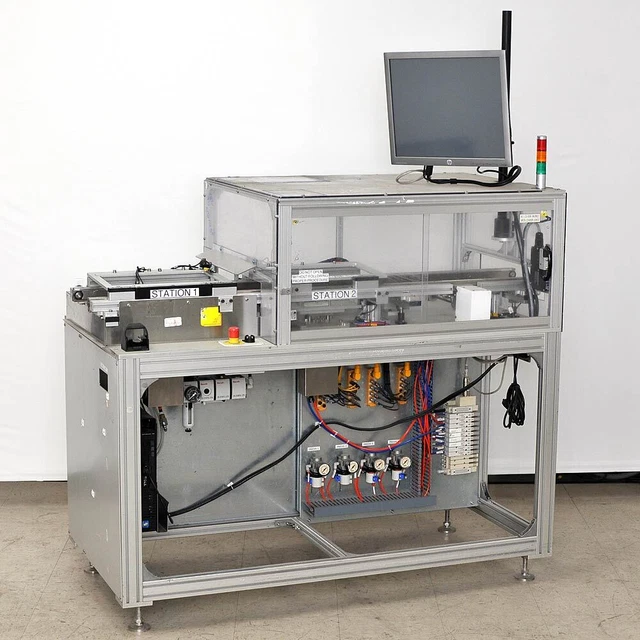 Pensar 56" Open-Center Belt Conveyor 2 Work Stations with Sensors, Scanner, PC