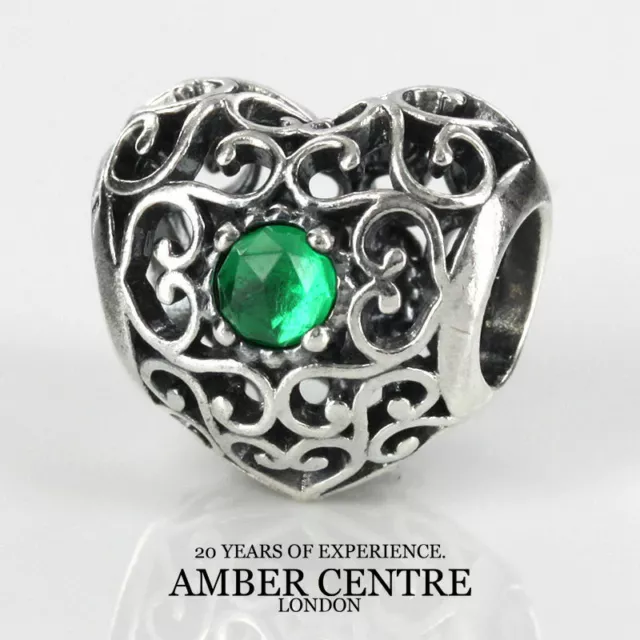 May signature shop heart birthstone charm