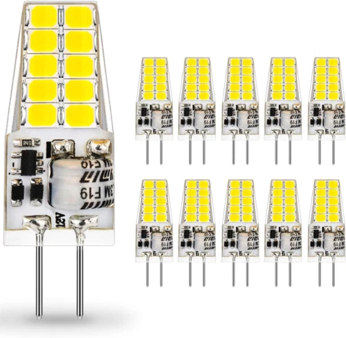 Auting 3W G4 LED Bulbs, Equivalent to 30W Halogen Cold White 6000K...