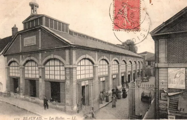 CPA 60 - BEAUVAIS (Oise) - 119. Les Halles - LL