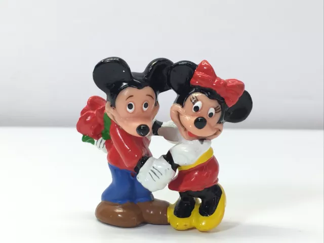 VTG Disney Applause Mickey & Minnie Mouse Figures #valentine’s Day- Rare