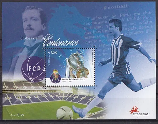Briefmarken Fussball - Soccer - PORTUGAL - Block postfrisch