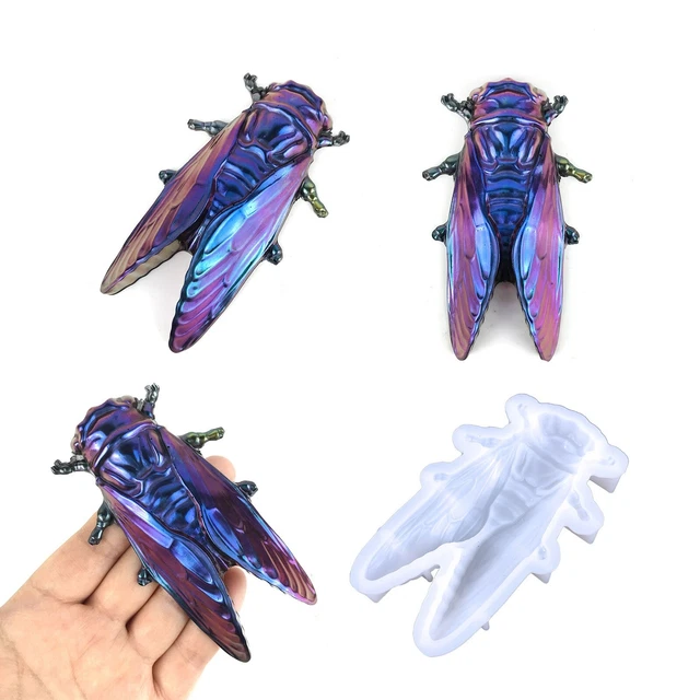 Silikon Cicada Harz Epoxid Form Schmuck Bernstein Gießform Handwerk Wohnambiente