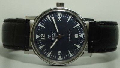 Vintage Tissot Seastar Winding Swiss Made Old Used Antique k150 Wrist Watch