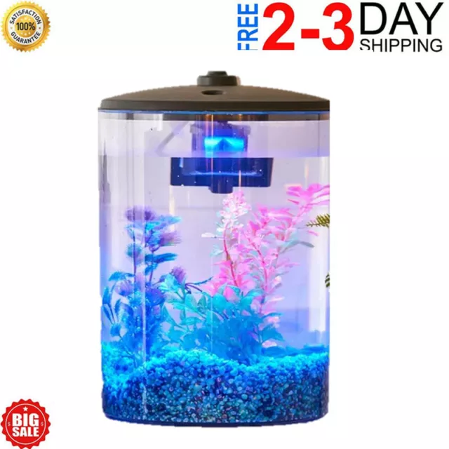 Aqua Culture 3-Gallon Plastic Aquarium with LED Light and Power