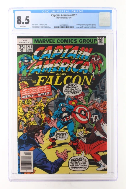 Captain America #217 - Marvel Comics 1978 CGC 8.5 1st appearance of Marvel Man (